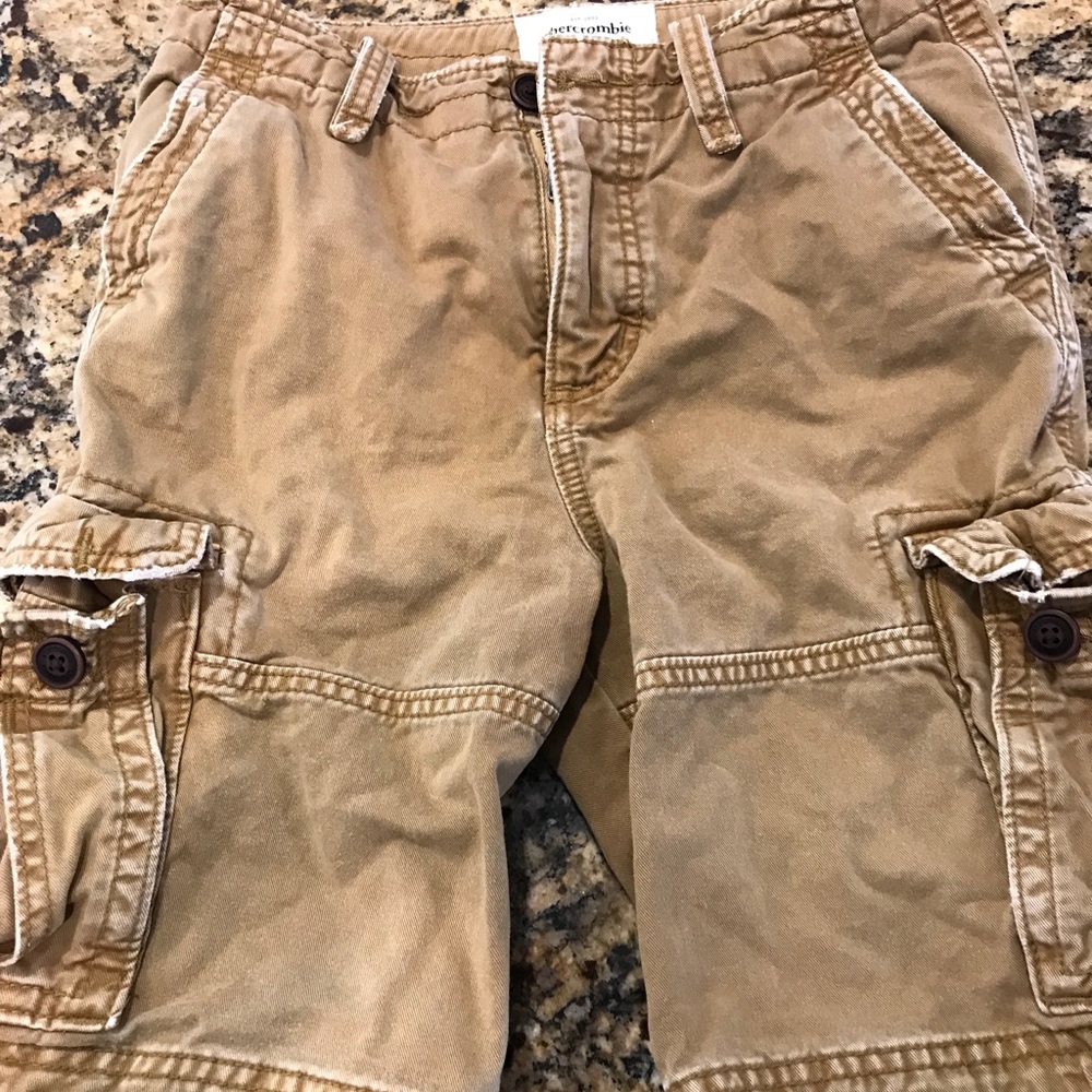Boys abercrombie cargo shirts size 12